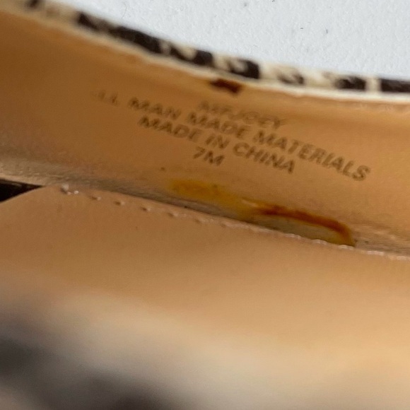 Marc Fisher Joey Peep Toe Faux Snakeskin D'Orsay Heels Size 7 - Picture 7 of 8